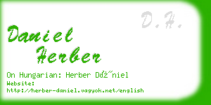 daniel herber business card